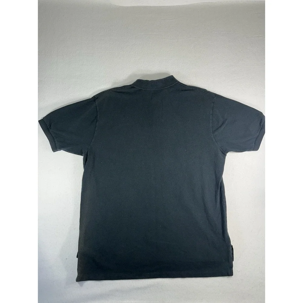 Polo by Ralph Lauren Mens Black Short Sleeve Cotton Polo Shirt XL